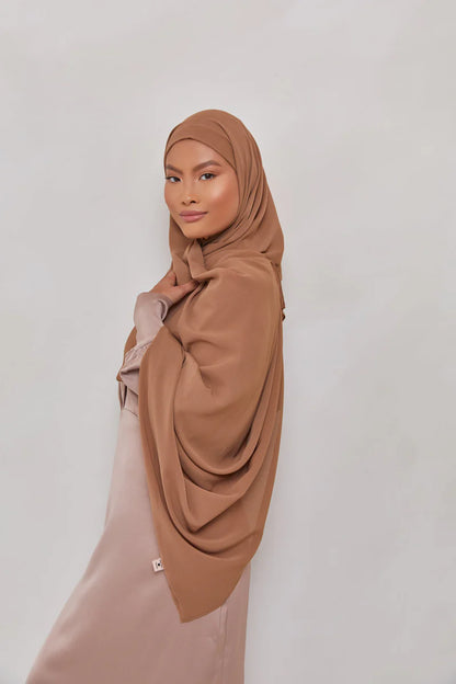 Georgette Crepe Hijab - Cumin