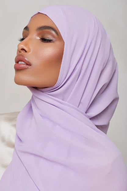 Georgette Crepe Hijab - Lilac Glaze