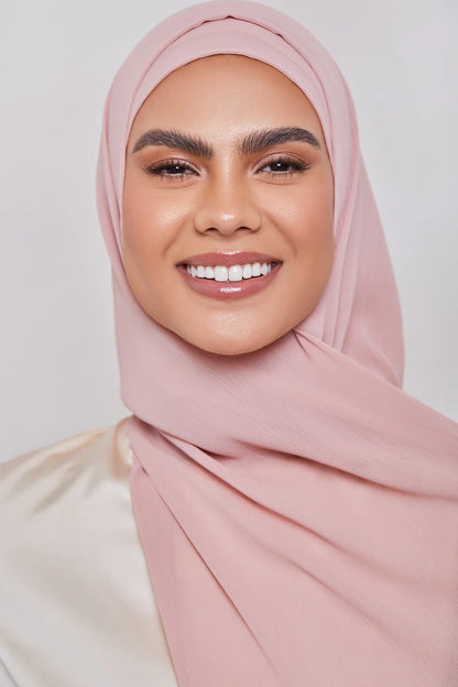 Georgette Crepe Hijab - Lychee