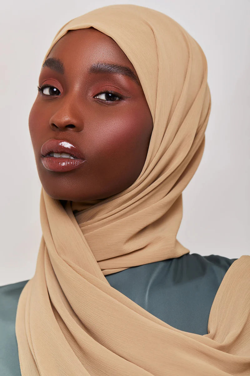 Georgette Crepe Hijab - Macadamia