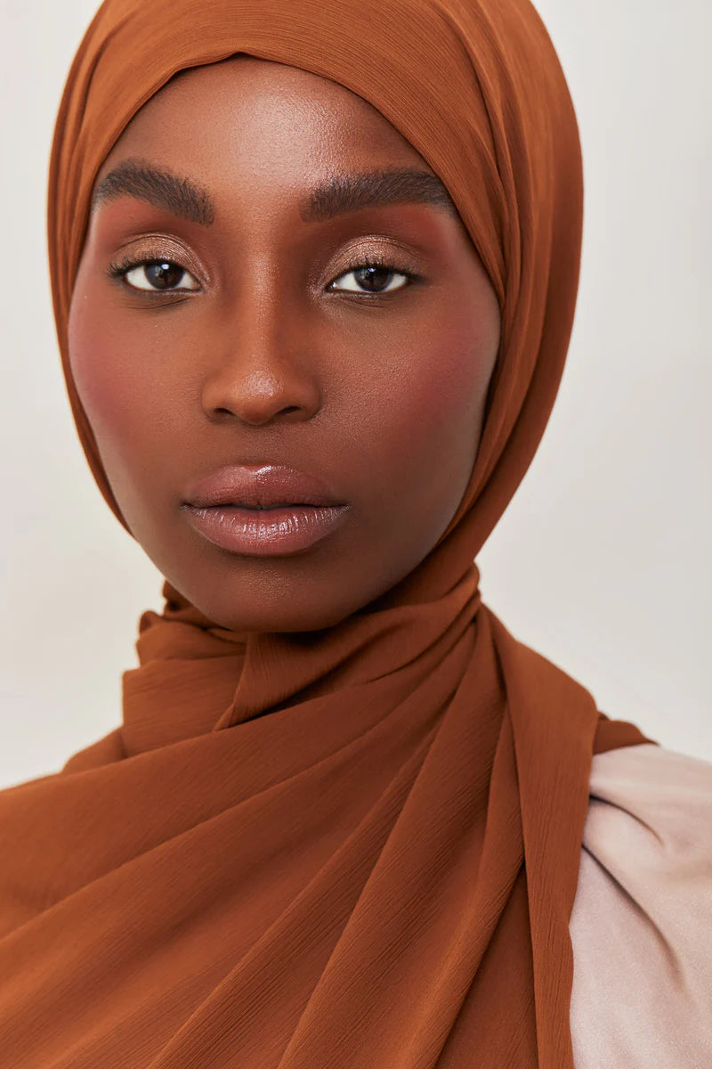 Georgette Crepe Hijab - Nutmeg