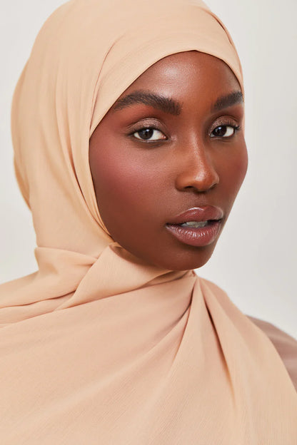 Georgette Crepe Hijab - Oat