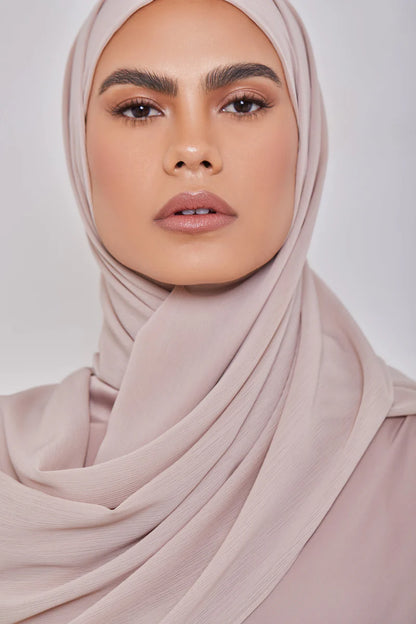 Georgette Crepe Hijab - Rosé