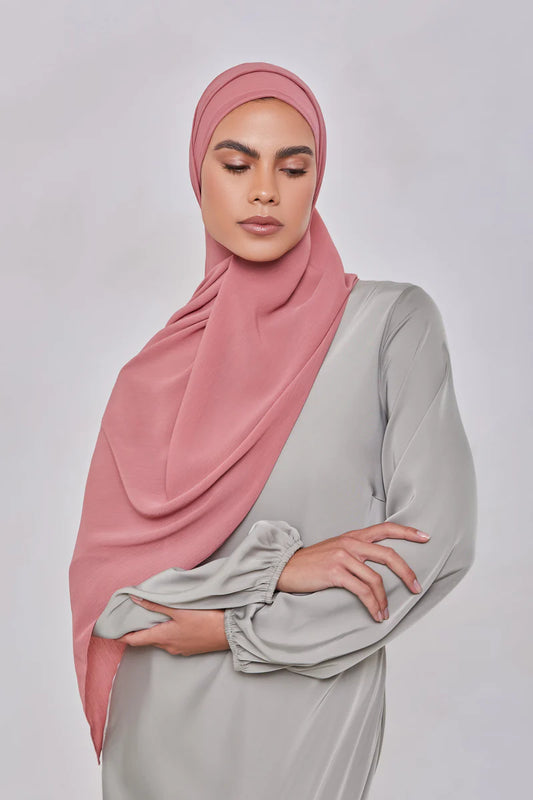 Georgette Crepe Hijab - Tamarind