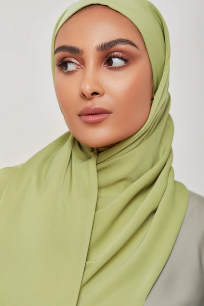 Medina Silk Hijab - Garden