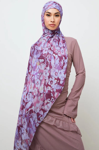 Modal Hijab - Lavender Bloom