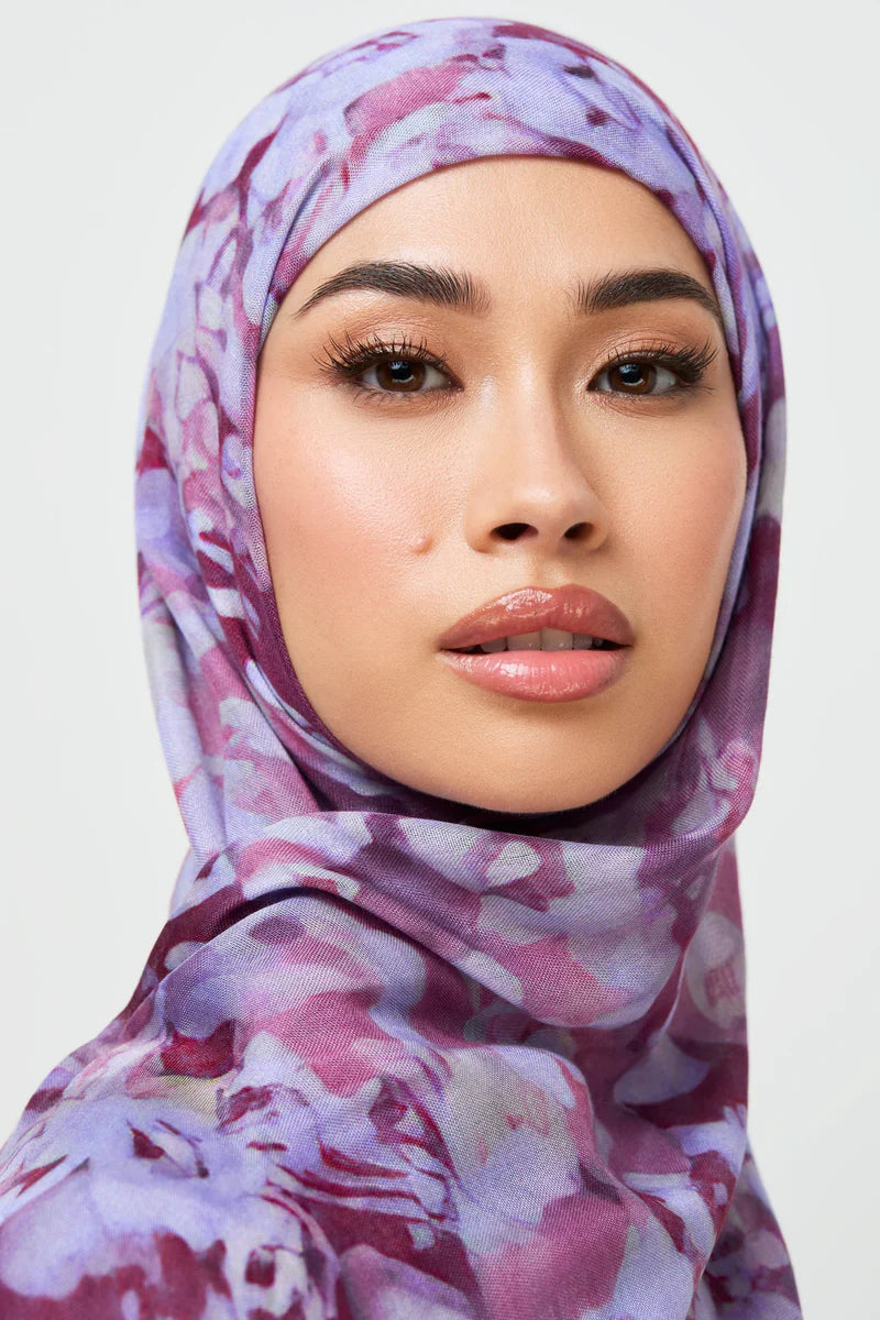 Modal Hijab - Lavender Bloom