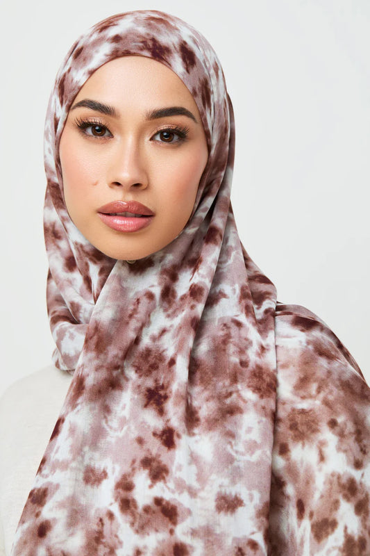 Modal Hijab - Marbled Earth